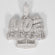 Crafting a custom and attractive diamond pendant in 14kt white gold with a lab-grown diamond-Gurukrupa-Gems