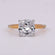 Cushion cut wedding engagement proposal solitaire diamond ring in 14 kt yellow gold diamond ring for women Gurukrupa-Gems