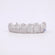 Custom 6 Bottom Diamond Dental Teeth Grillz For Unisex Gurukrupa-Gems