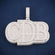 Custom Design Diamond Pendant In White Gold - Gurukrupa-Gems