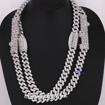 Custom Diamond Chain Unique And Luxury Jewelry VVS Clarity Diamond Chain For Party Wear Gurukrupa-Gems