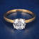 Custom Unique Wedding Rings Womens in Yellow Gold Band Oval Diamond Engagement Ring Gurukrupa-Gems