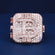 Custom bitcoin logo real diamond hiphop rings Gurukrupa-Gems