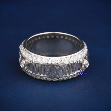 Custom made diamond hip hop band for men vvs clarity Gurukrupa-Gems