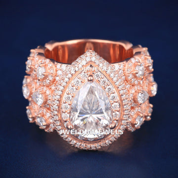Custom made diamond hip hop ring for men women (Copy) Gurukrupa-Gems