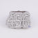 Custom made numeric count hiphop ring engraved brilliant round diamonds iced out for men Gurukrupa-Gems