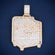 Custom made washing machine styled diamond pendant Gurukrupa-Gems