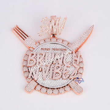 Custom wholesale designer hiphop diamond pendant for men women Gurukrupa-Gems