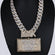 Customized 14 kt Two Tone lab grown diamond chain pendant for men specially crafted for hip hop jewelry lover Gurukrupa-Gems
