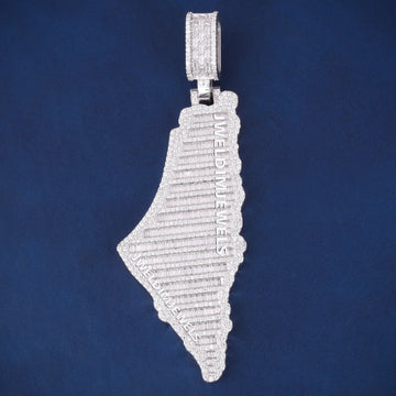 Customized Full Iced Out Number Bail Personalized Diamond Letters Name Pendant Mens Womens Unique Silver & Gold Pendants Necklaces (Copy) Gurukrupa-Gems