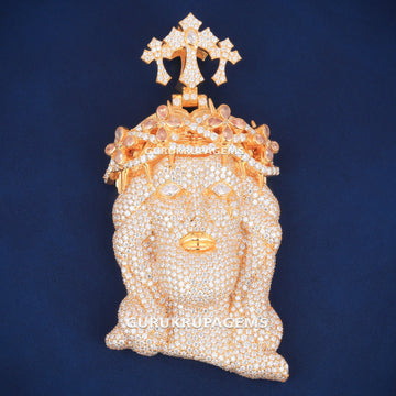 Customized Iced Out Diamond Cash Out Gun Cartoon Pendant with Flying Money Art Design Custom VVS Name Penda Gurukrupa-Gems