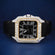 Customized black leather belt roman numerals watch Gurukrupa-Gems