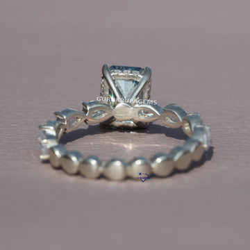 Elegant and chic our designer girls ring accessory is crafted in 14kt white gold with labgrown diamonds Gurukrupa-Gems