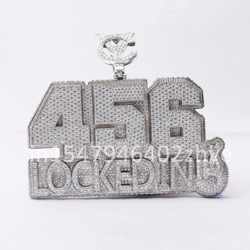 Elevate your style with a personalized lab-grown diamond pendant set in a 14kt white gold frame tailored to reflect your unique elegance