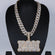 Elevate your style with our 14 kt two tone gold hip hop diamond chain pendant with vvs clarity diamond Gurukrupa-Gems