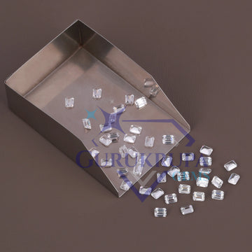 Emerald cut brilliant quality def color vvs vs grade excellent cut lab grown loose diamonds-Gurukrupa-Gems