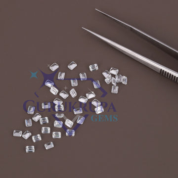 Emerald cut brilliant quality def color vvs vs grade excellent cut lab grown loose diamonds-Gurukrupa-Gems