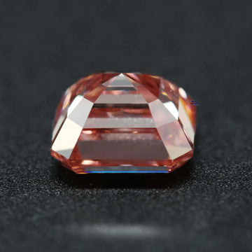 Exquisite Asscher-Cut Loose Diamond, Treated to a Captivating Pink Hue To Be Cherished for Generations to Come-Gurukrupa-Gems