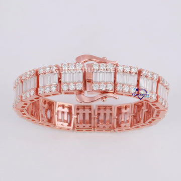 Fancy bracelets for unisex custom made hip hop jewelry design vvs clarity Gurukrupa-Gems