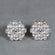 Full white wedding gift occasion earrings Gurukrupa-Gems