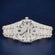 Fully Iced Out White Classy Watches for Women with Arabic Orange Gurukrupa-Gems