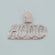 Fully iced out 14 kt white gold diamond pendant for men or women which can be wore at any occasion
