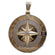 Glamorous 14 kt yellow gold diamond pendant with vvs clarity for men and women
