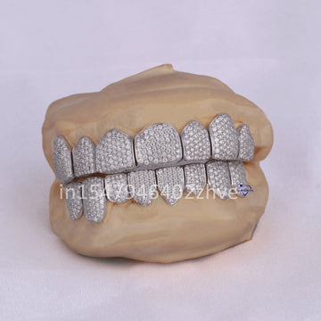High Quality Hip Hop Diamond Grillz For Mens-Gurukrupa-Gems