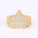 Hip Hop Diamond Ring Round Cut luxury mens women hip hop culture fashion accessory Gurukrupa-Gems
