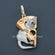 Hip Hop customized 14 kt gold lab grown diamond pendant for men and women accessory-Gurukrupa-Gems