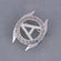 Hip hop black and white diamond custom letter belt buckle Gurukrupa-Gems