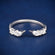 Hip hop diamond band with princess cuts Gurukrupa-Gems