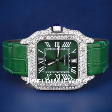 Hip hop diamond watch passed diamond tester vvs clarity Gurukrupa-Gems