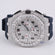 Hip hop mens lab grown diamond watch in rubber belt for with VVS clarity Gurukrupa-Gems