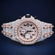 Hip hop two tone chronograph custom dial watch Gurukrupa-Gems