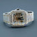 Hot selling fully iced out skeleton moissanite diamond watch with yellow color crafted for men-Gurukrupa-Gems