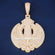 Iced Out Lab Grown Diamond Fully Customized Letter Pendant Necklace Unisex (Copy) Gurukrupa-Gems