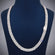 Iced out white gold Cuban link chain for men with full pave diamond setting Gurukrupa-Gems