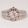 Indulge in luxury with a unique moissanite diamond rose gold color watch for men featuring Arabic numerals-Gurukrupa-Gems