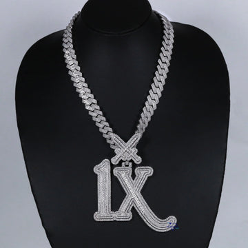 Indulge in the glamour of 14kt white gold lab grown diamond chain pendant with enhanced vvs clarity Gurukrupa-Gems