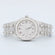 Introducing a stylish mens watch crafted from stainless steel featuring lab-grown diamond with vibrant purple Arabic numerals Gurukrupa-Gems
