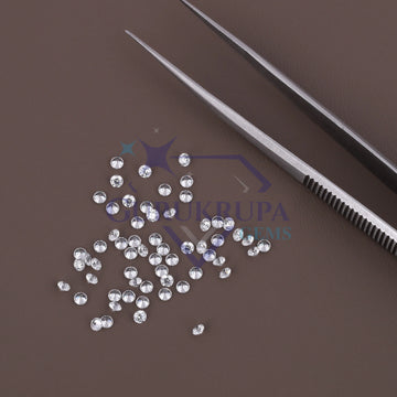 Lab Grown IGI certified round cut loose diamond def color vvs clarity diamond for any jewelry-Gurukrupa-Gems