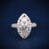 Marquise and Round Cut Wedding Diamond Ring with VVS Clarity Gurukrupa-Gems