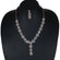 Meticulously crafted 14 kt rose gold lab grown diamond necklace for women in vvs clarity diamonds Gurukrupa-Gems