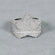 Meticulously crafted this star shaped 14 kt white gold lab grown diamond hip hop ring with VVS clarity diamonds Gurukrupa-Gems