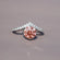 Modern Elegance Solitaire Rings In 14KT white gold with VVS Clarity diamonds for women Gurukrupa-Gems