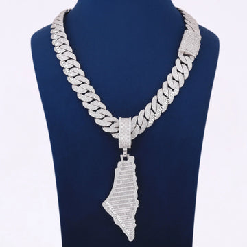 New Arrival European and American Custom Full Iced Out Jesus Face Pendant with Ball Cuban Link Chain Silver Gold Plating Rappers Women Men Heavy Necklace (Copy) Gurukrupa-Gems