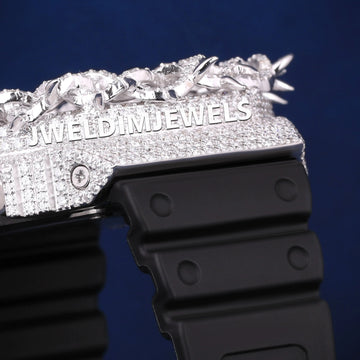 Original branded thorny iced out bezel watch d vvs diamond pass tester Jweldim Jewels