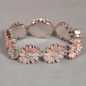 Our women's hip hop bracelet boasts flawless lab-grown diamonds, ensuring a unique and stylish accessory Gurukrupa-Gems