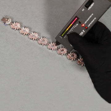 Our women's hip hop bracelet boasts flawless lab-grown diamonds, ensuring a unique and stylish accessory Gurukrupa-Gems